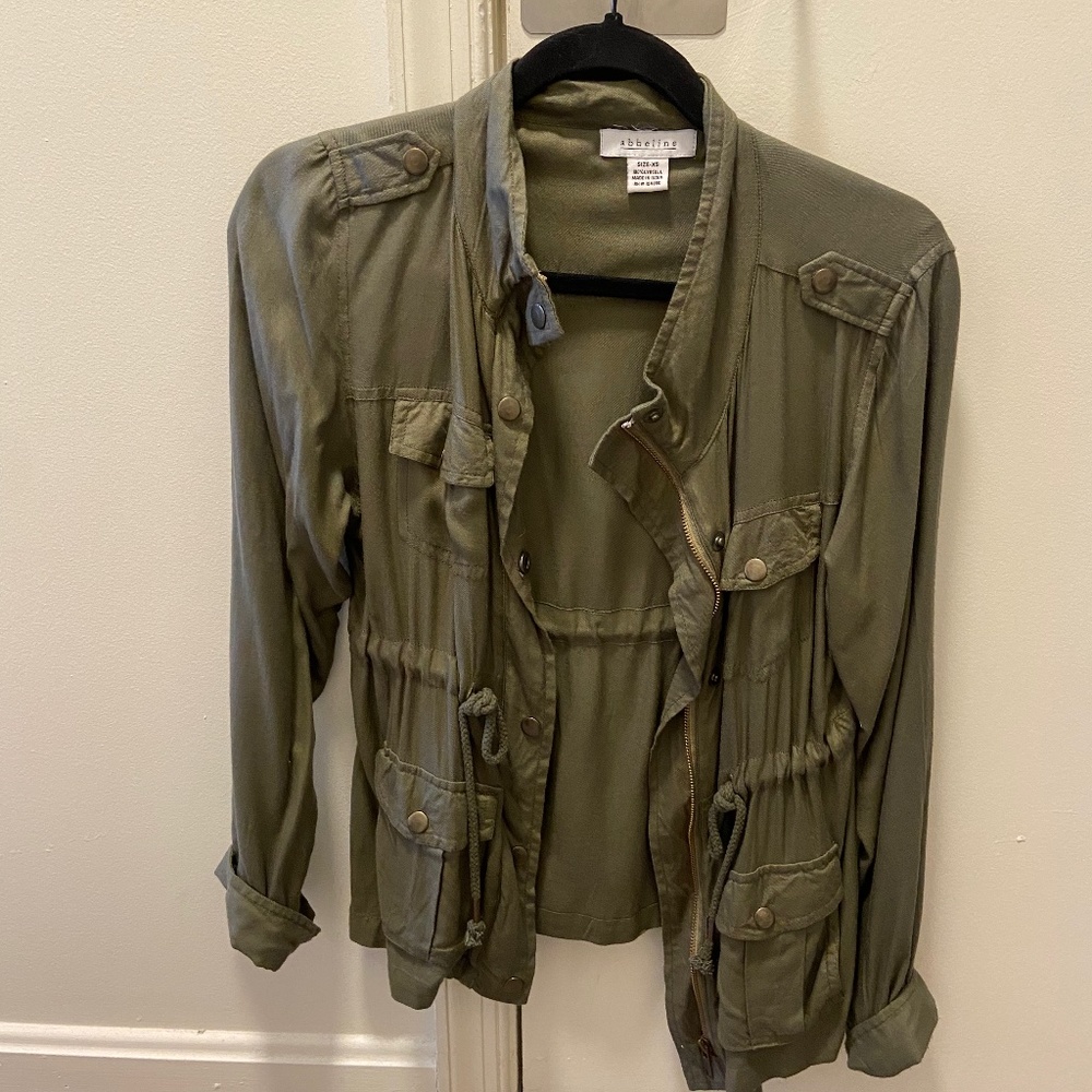 Army green jacket